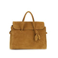 Sac à main Cabas Bos Taurus en cuir de veau beige Jacquemus
