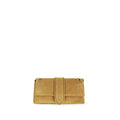 Sac bandoulière Bos Taurus en cuir de veau beige Jacquemus