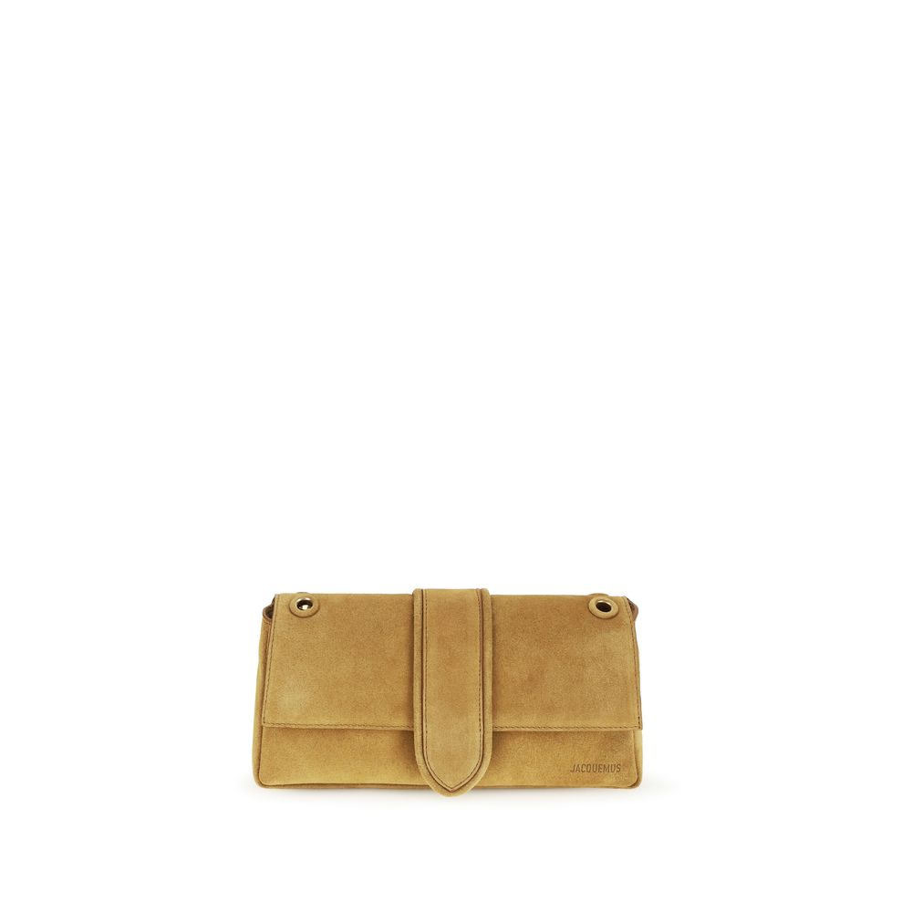 Sac bandoulière Bos Taurus en cuir de veau beige Jacquemus