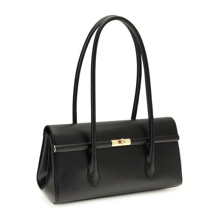 Sac bandoulière Bos Taurus en cuir de veau noir Dolce&Gabbana