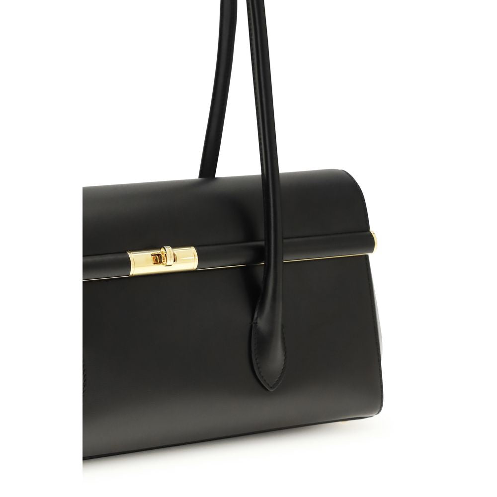 Sac bandoulière Bos Taurus en cuir de veau noir Dolce&Gabbana