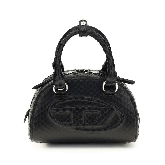 Sac à main Bos Taurus en cuir de veau noir Diesel