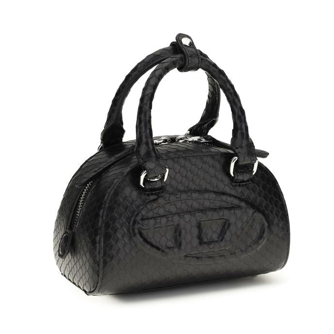 Sac à main Bos Taurus en cuir de veau noir Diesel