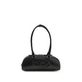 Sac bandoulière Bos Taurus en cuir de veau noir Diesel