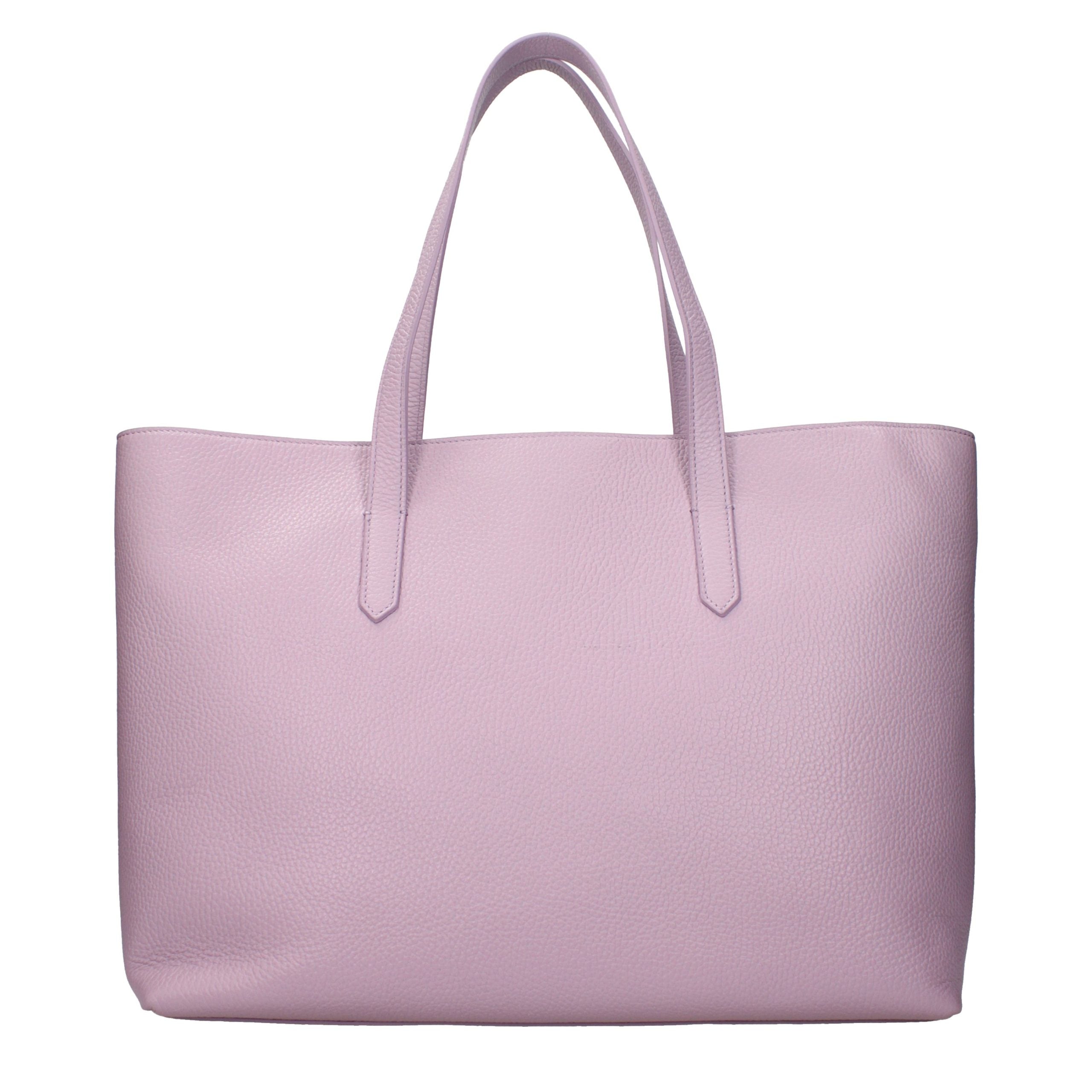 Sac à main en cuir rose Roberto Cavalli