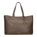 Sac à main en cuir marron Roberto Cavalli