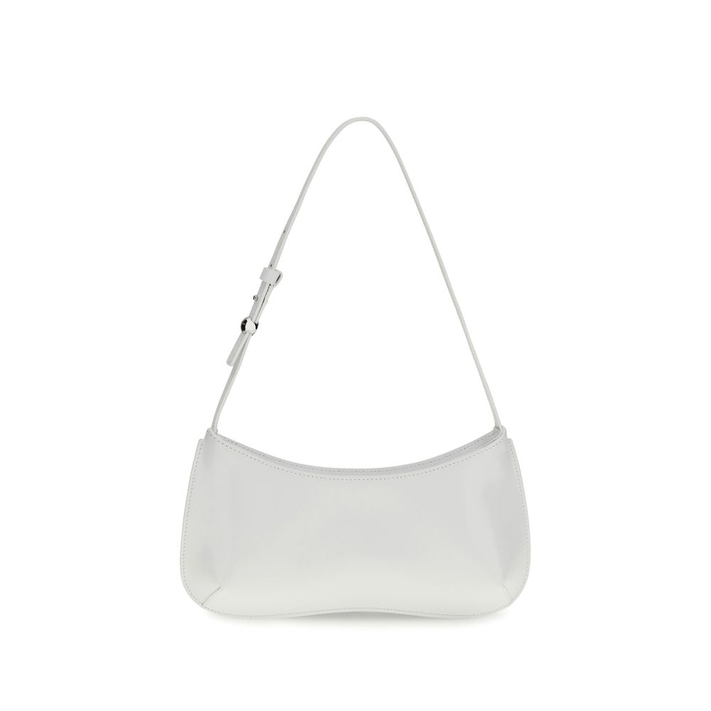 Sac bandoulière Bos Taurus en cuir de veau blanc Jacquemus
