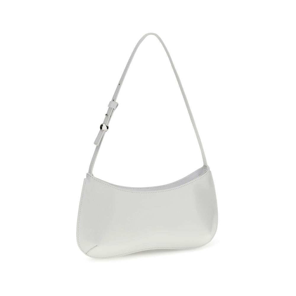 Sac bandoulière Bos Taurus en cuir de veau blanc Jacquemus