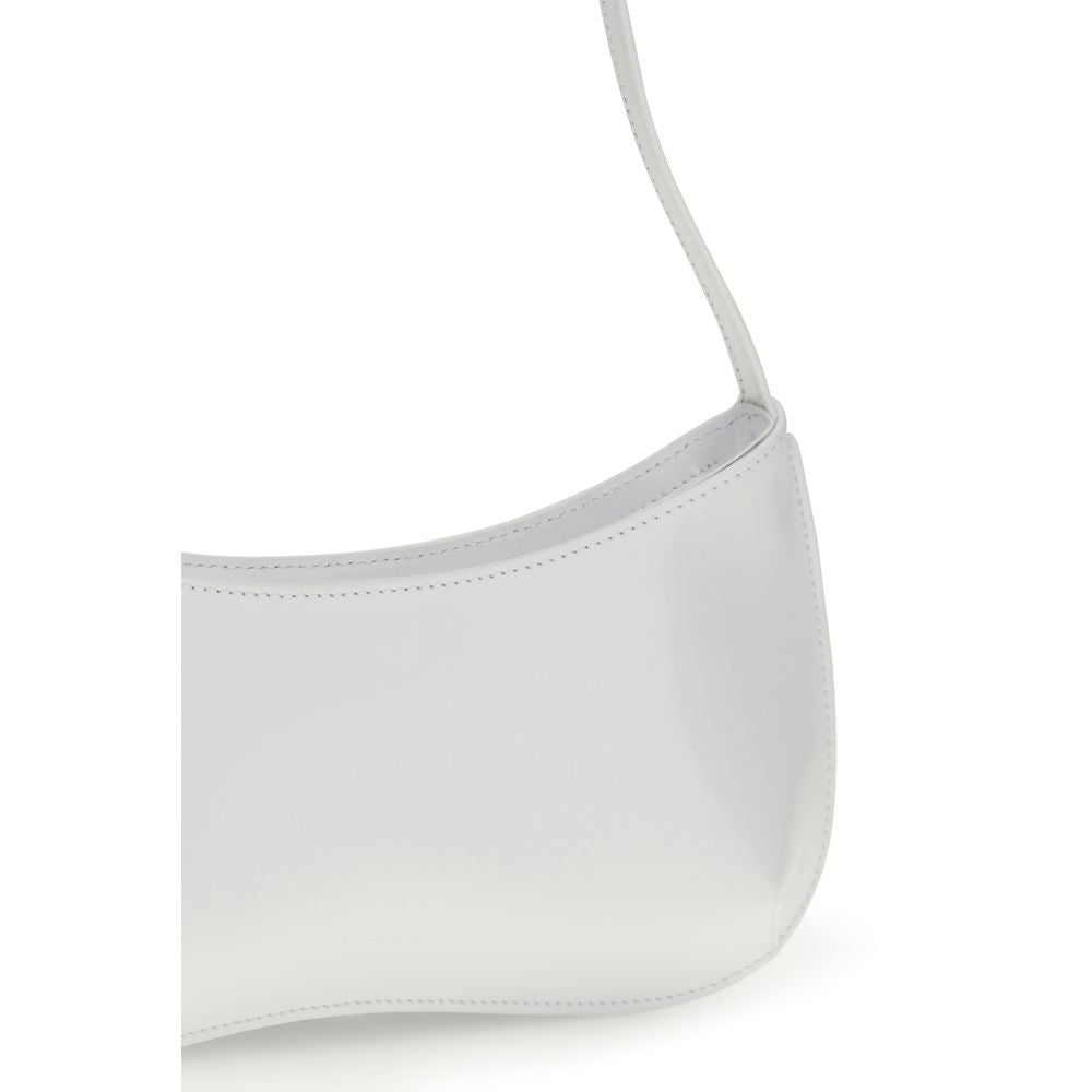 Sac bandoulière Bos Taurus en cuir de veau blanc Jacquemus