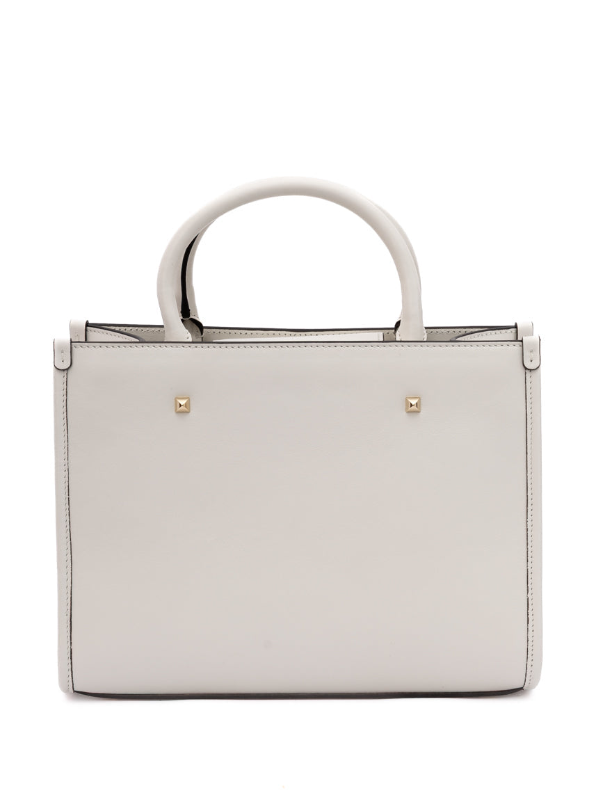 Sac à main cabas en cuir White Avenue S Jimmy Choo
