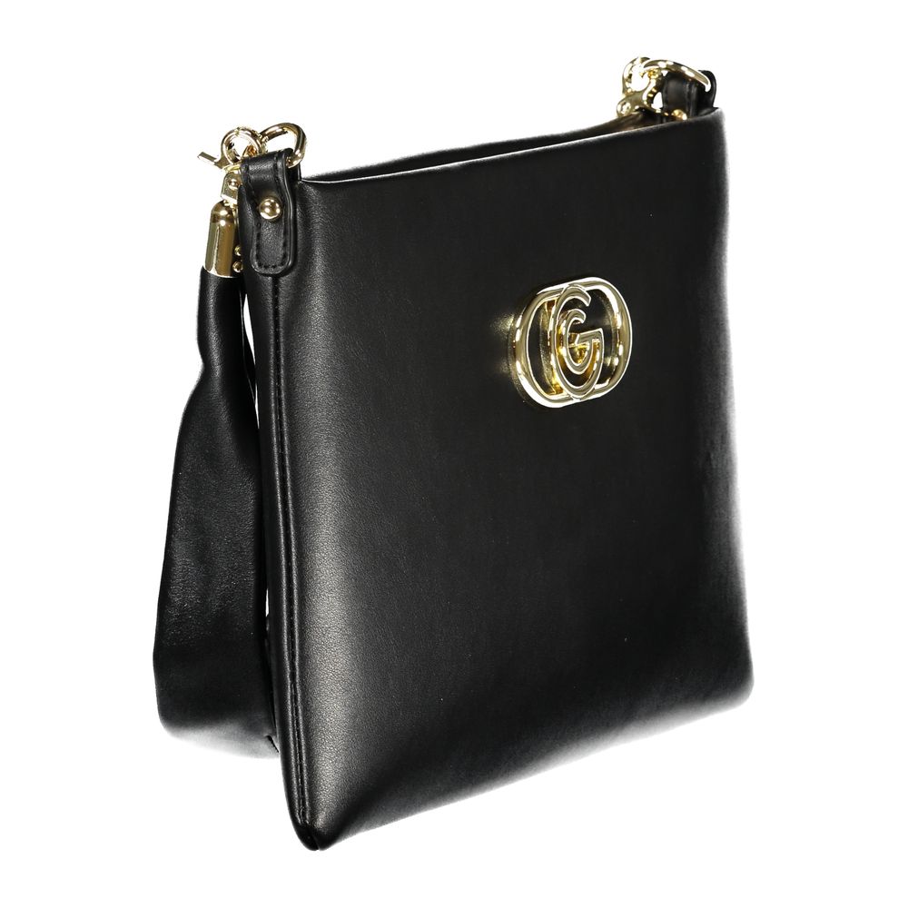 Sac à main en polyuréthane noir Gabriella G by Gabriella Gucci