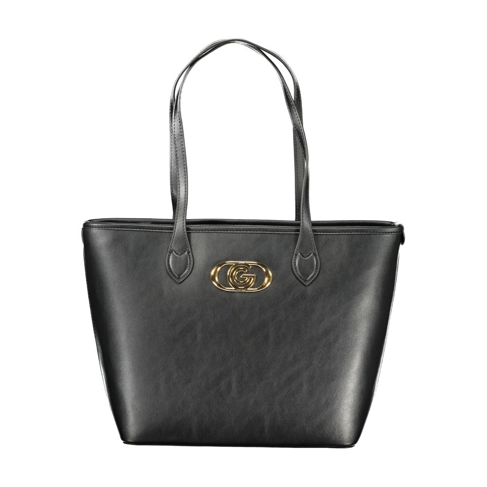 Black polyurethane handbag Gabriella G by Gabriella Gucci