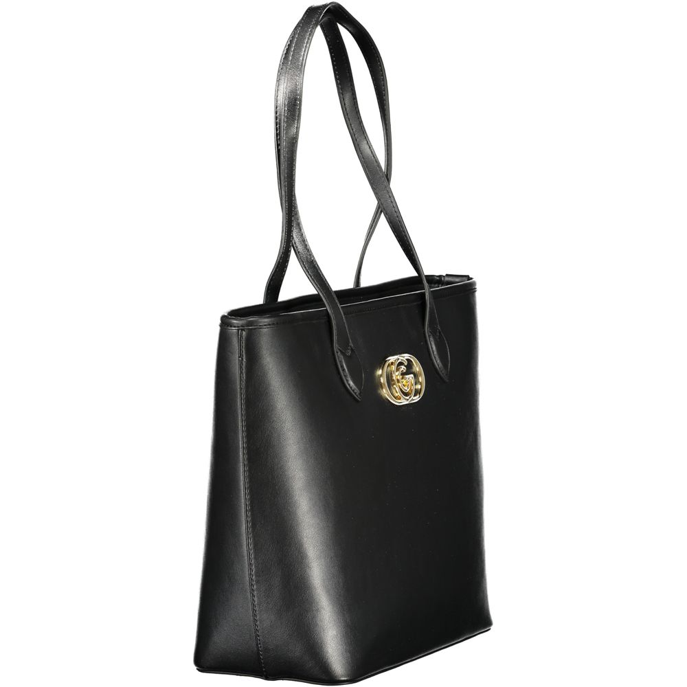 Black polyurethane handbag Gabriella G by Gabriella Gucci
