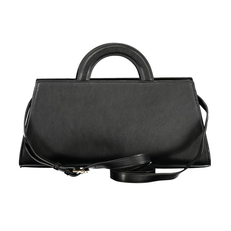 Sac à main en polyuréthane noir Gabriella G by Gabriella Gucci