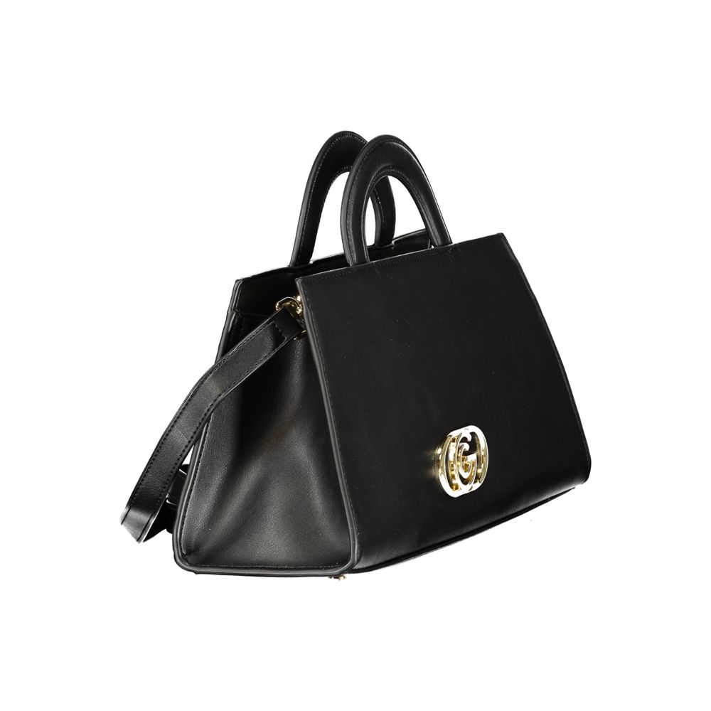 Sac à main en polyuréthane noir Gabriella G by Gabriella Gucci