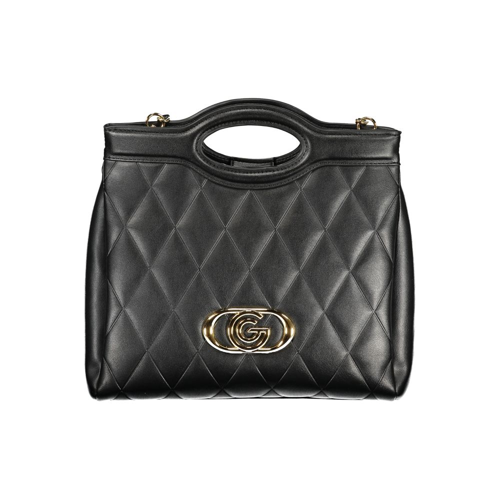 Sac à main en polyuréthane noir Gabriella G by Gabriella Gucci