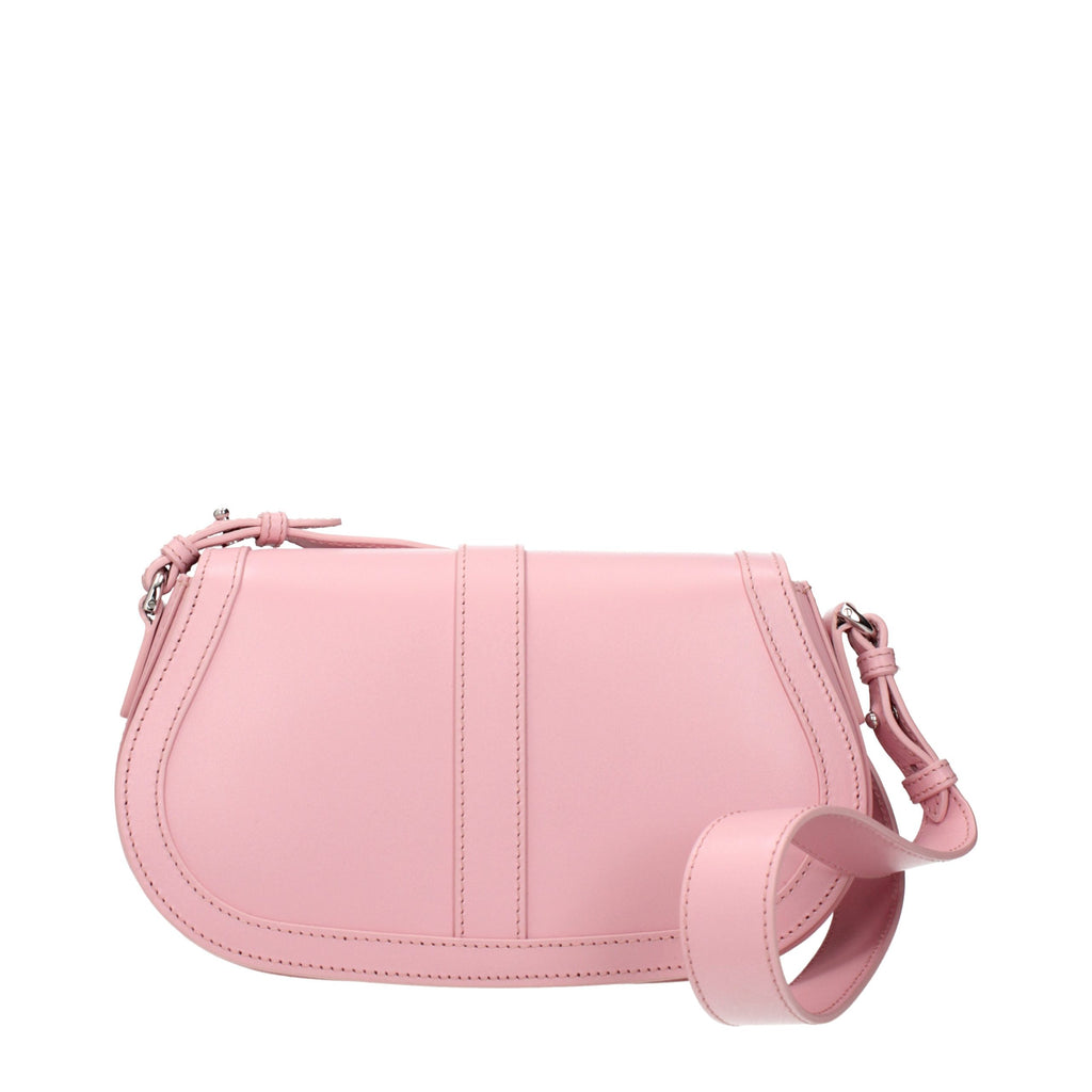 Sac bandoulière en cuir rose Versace