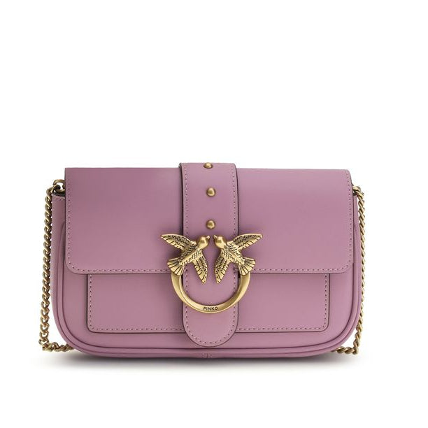 Sac bandoulière Bos Taurus en cuir de veau Pinko