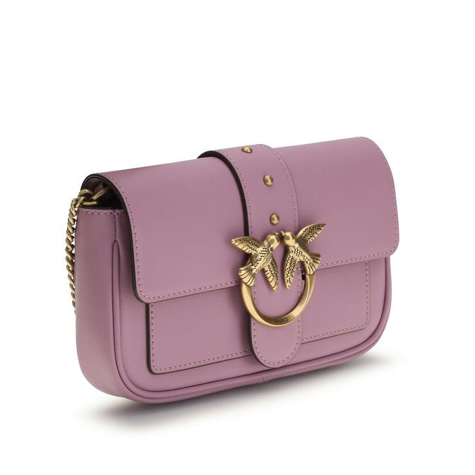 Sac bandoulière Bos Taurus en cuir de veau Pinko