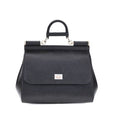 Sac à main Bos Taurus en cuir de veau noir Dolce&Gabbana