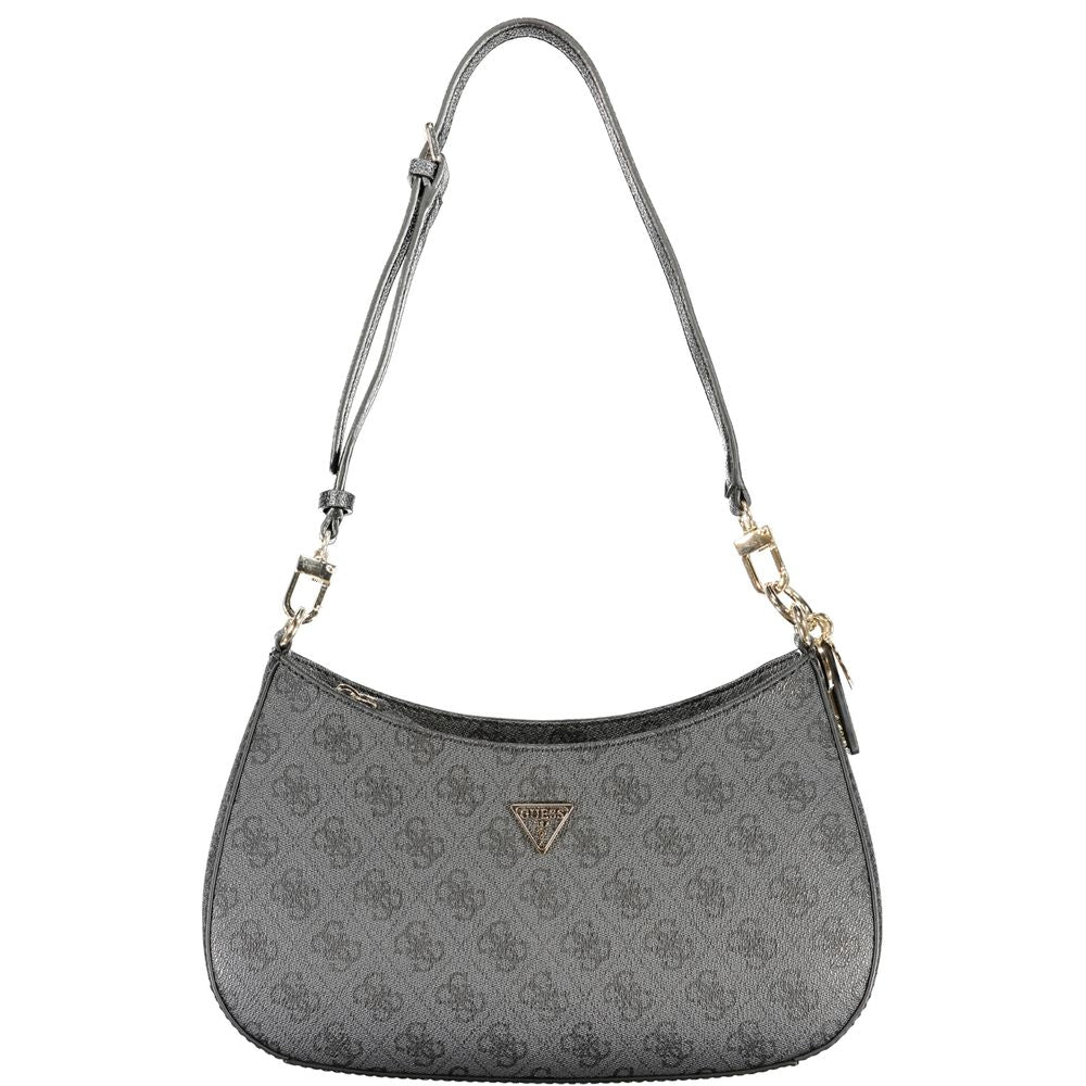Guess black polyurethane crossbody bag