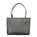 Sac à main noir en polyéthylène Guess