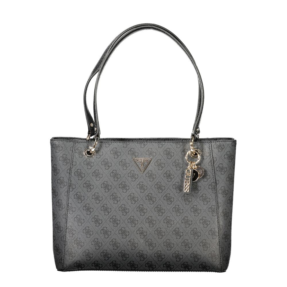 Sac à main noir en polyéthylène Guess