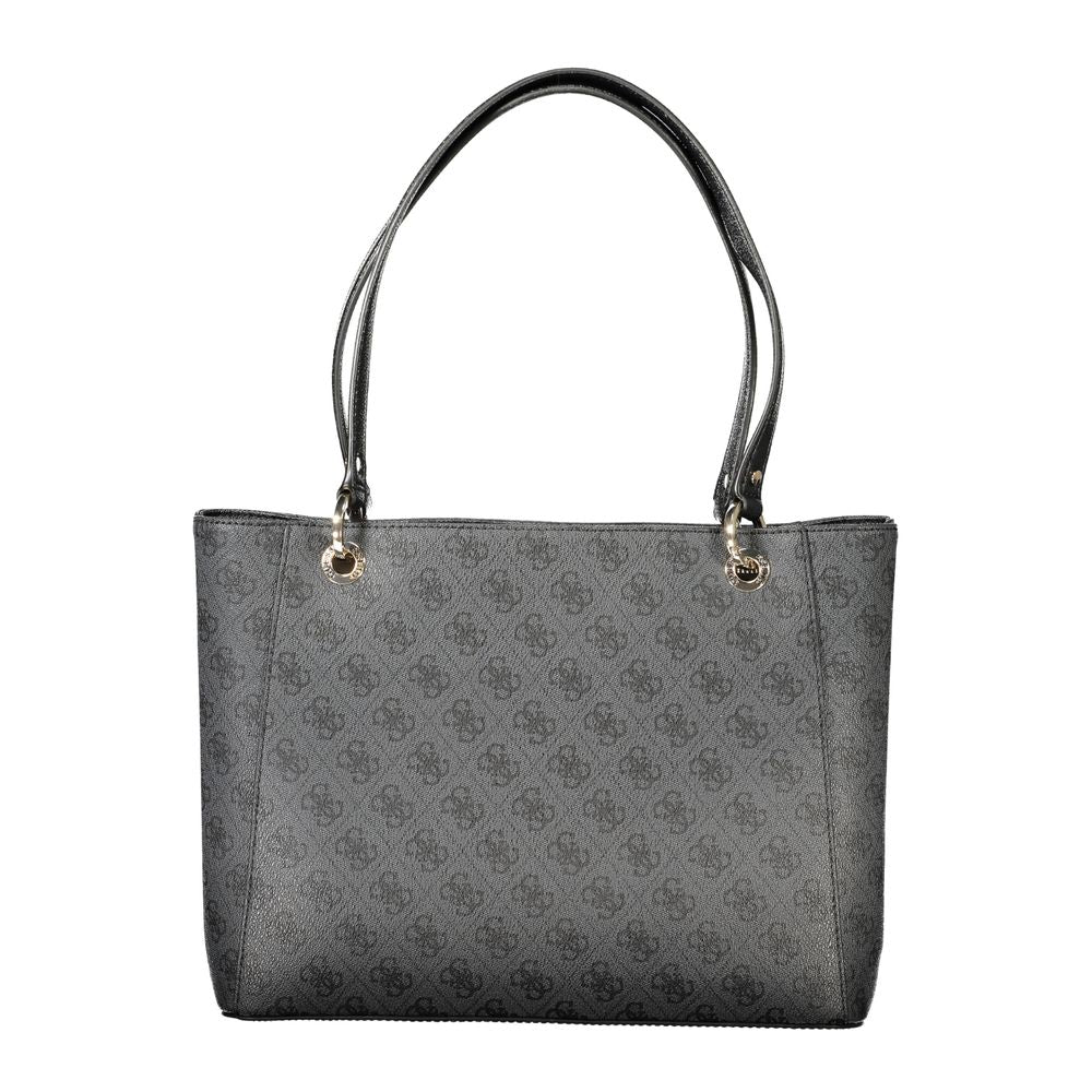 Sac à main noir en polyéthylène Guess