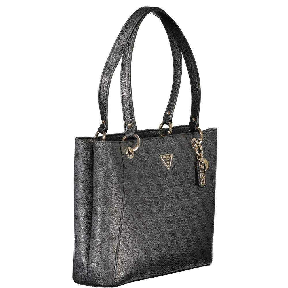 Sac à main noir en polyéthylène Guess
