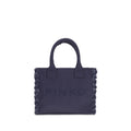 Pinko blue cotton tote bag