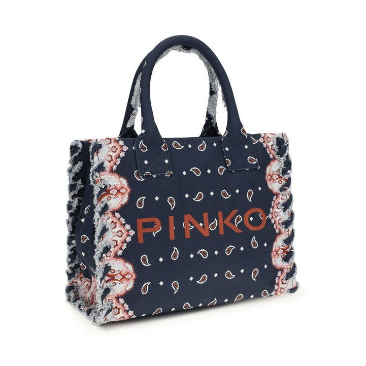 Sac à main cabas en coton Pinko