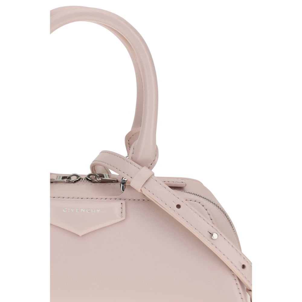 Sac à main Bos Taurus en cuir de veau rose Givenchy