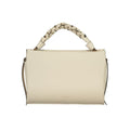 Ladybug white leather handbag