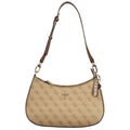 Sac à main en polyuréthane beige Guess