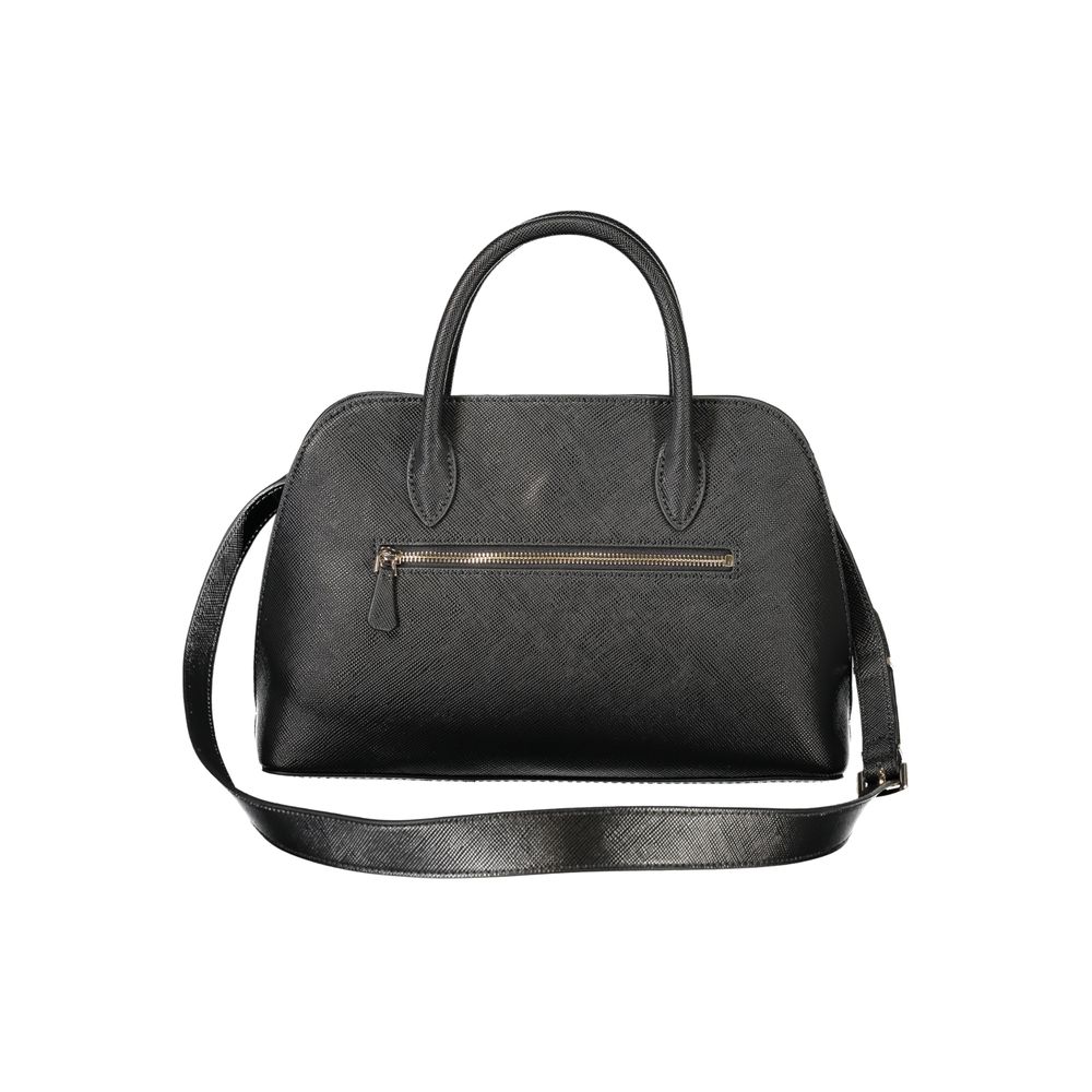 Sac à main en polyuréthane noir Guess