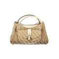 Sac à main en polyuréthane beige Guess