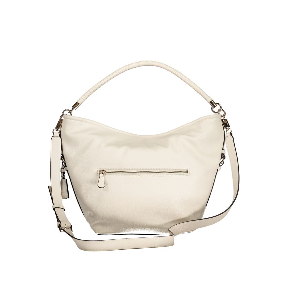Sac à main en polyuréthane blanc Guess