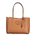 Sac à main en polyuréthane marron Guess