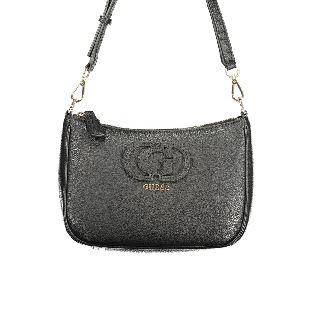 Sac à main en polyuréthane noir Guess