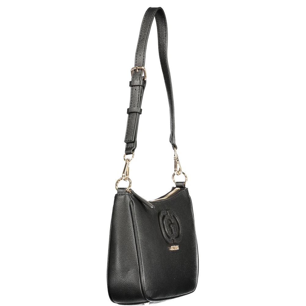 Sac à main en polyuréthane noir Guess