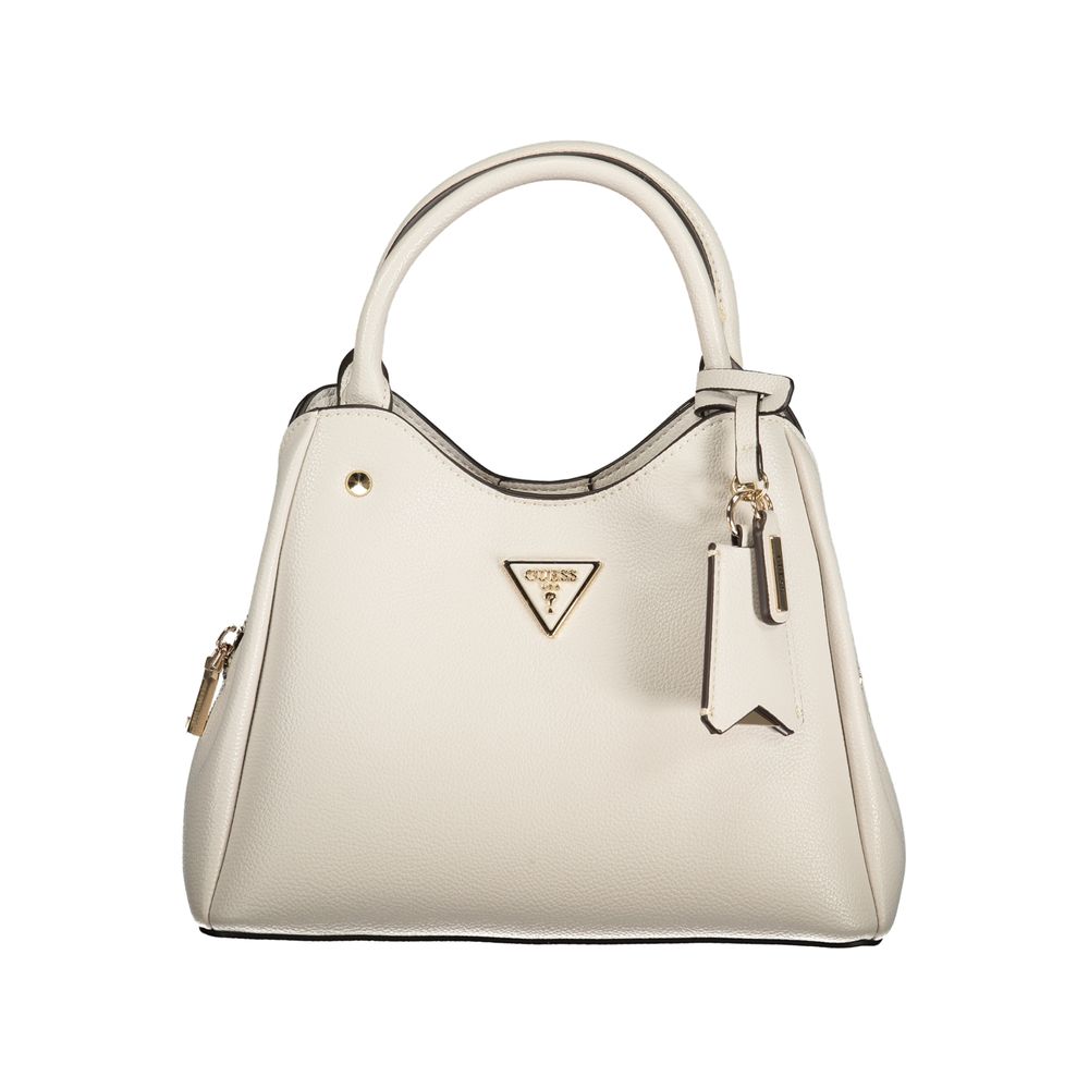 Sac à main en polyuréthane gris Guess