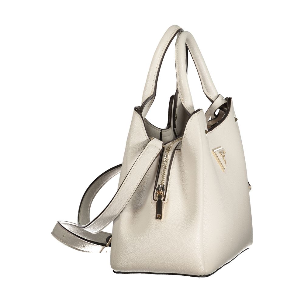 Sac à main en polyuréthane gris Guess