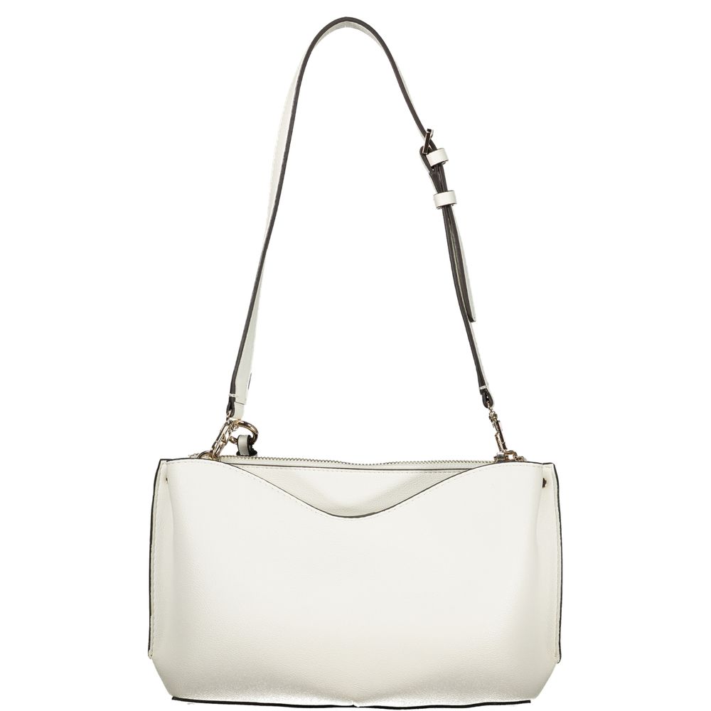 White Polyurethane Women's Bag Guess