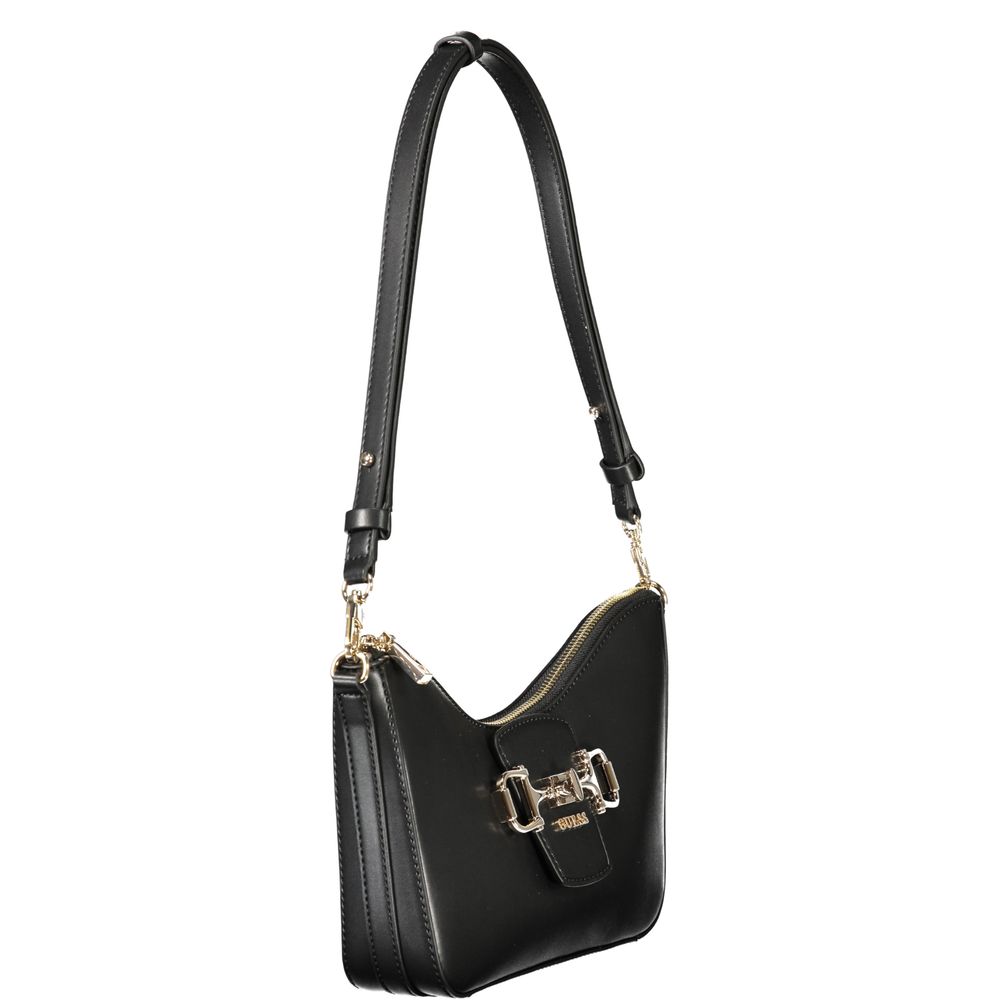 Sac à main en polyuréthane beige Guess