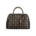 Sac à en polyuréthane à motif marron Guess