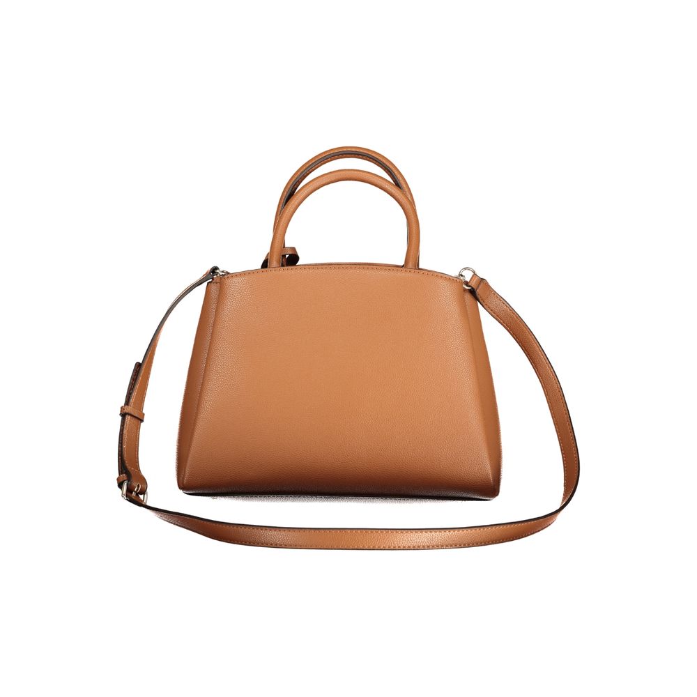 Sac à main en polyéthylène marron Guess