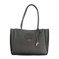 Sac à main en polyéthylène noir Guess