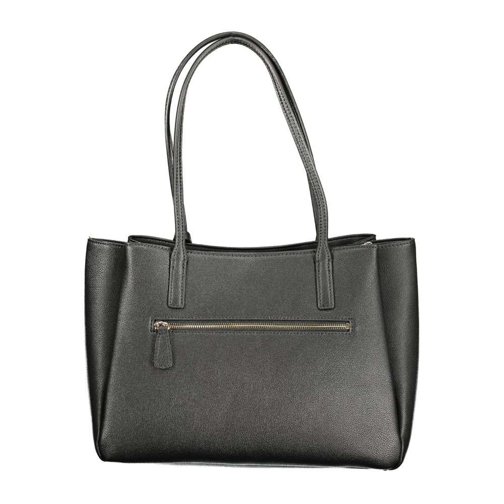 Sac à main en polyéthylène noir Guess