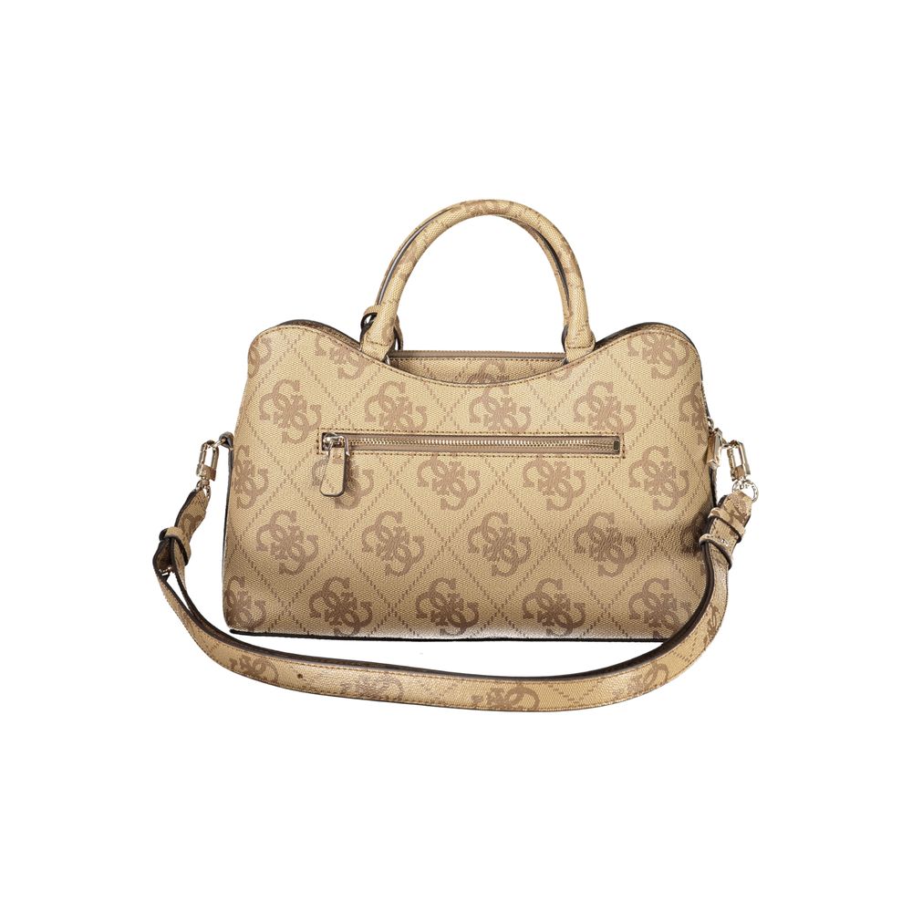 Sac à main beige en polyéthylène Guess