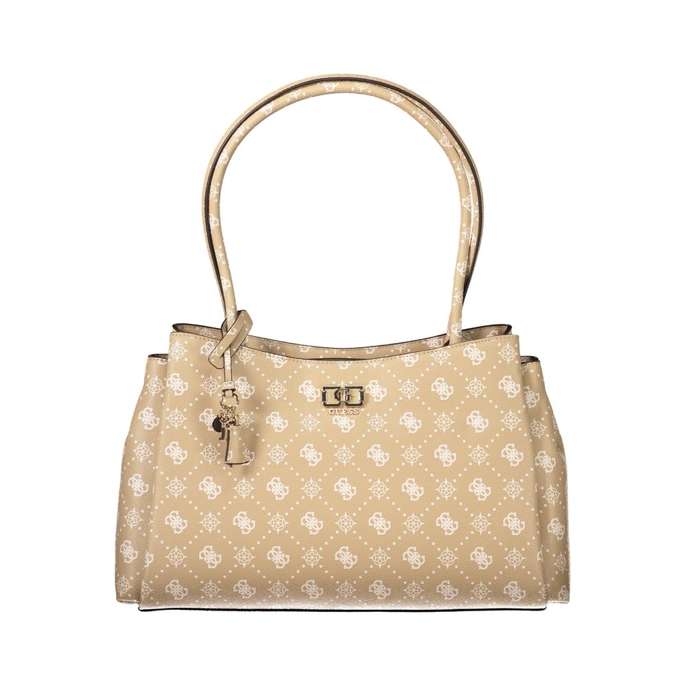 Guess beige polyethylene handbag